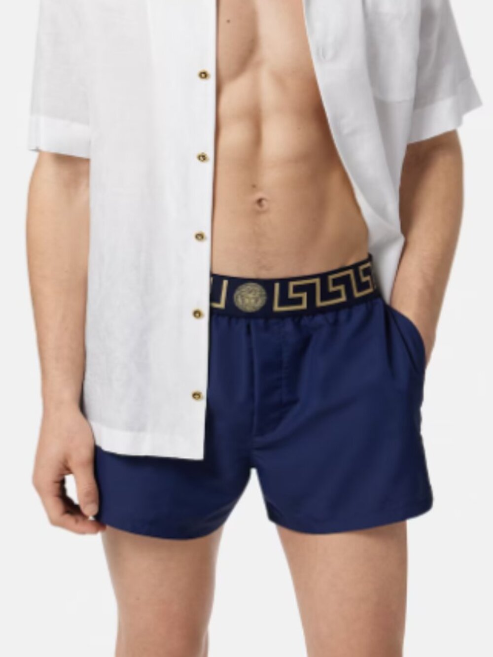 🔥BNWT MEN'S VERSACE GRECA SWIM SHORTS
